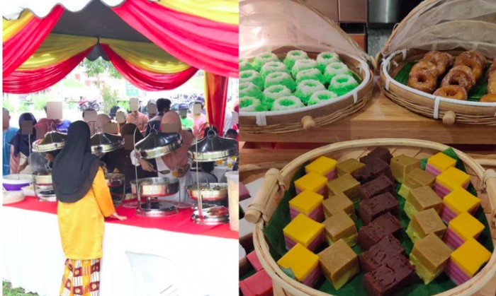 Ibu-ibu Ngambil Makanan Banyak saat Kondangan tapi Malah Mubazir