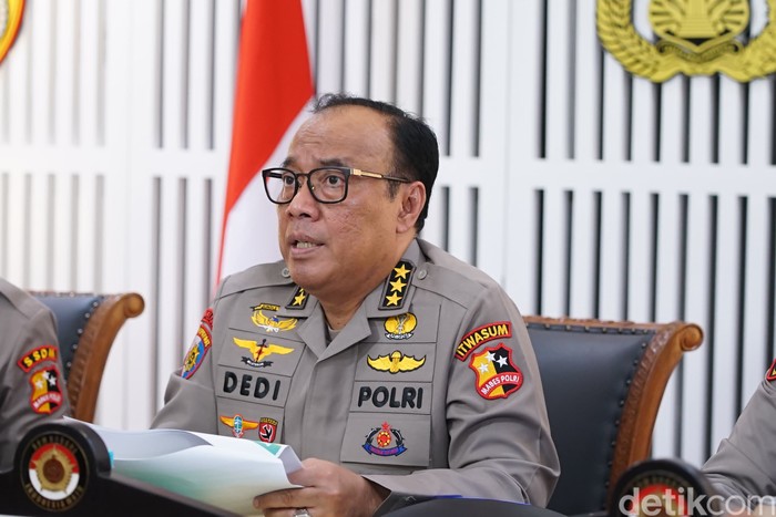Irwasum Polri Komjen Dedi Prasetyo. (Audrey/detikcom)