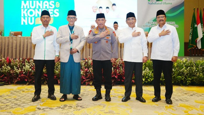 Kapolri Jenderal Listyo Sigit Prabowo di Munas dan Konbes NU 2025 (dok istimewa)