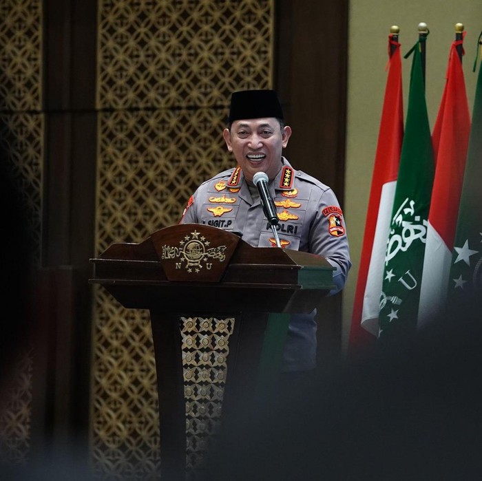 Kapolri Listyo Sigit di acara Munas dan Konbes NU di Hotel Sultan, Senayan, Jakarta, Rabu (5/2/2025). Dok. PBNU