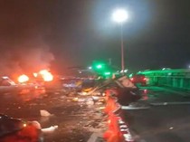 Video: Dugaan Awal Pemicu Kecelakaan di Gerbang Tol Ciawi Karena Truk Rem Blong