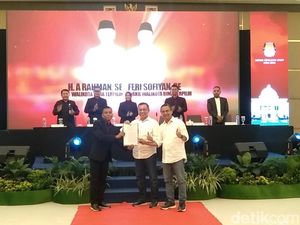 KPU Resmi Tetapkan Man-Feri Pemenang Pilwakot Bima