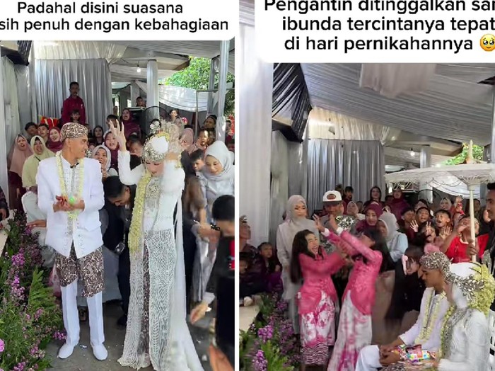Kisah pilu ibu pengantin meninggal dunia tepat setelah akad nikah berlangsung. Janur kuning berubah menjadi bendera kuning, acara pernikahan langsung berhenti. Postingan tersebut langsung viral di TikTok.