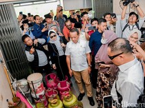 Menteri ESDM Sidak Pangkalan LPG di Pekanbaru