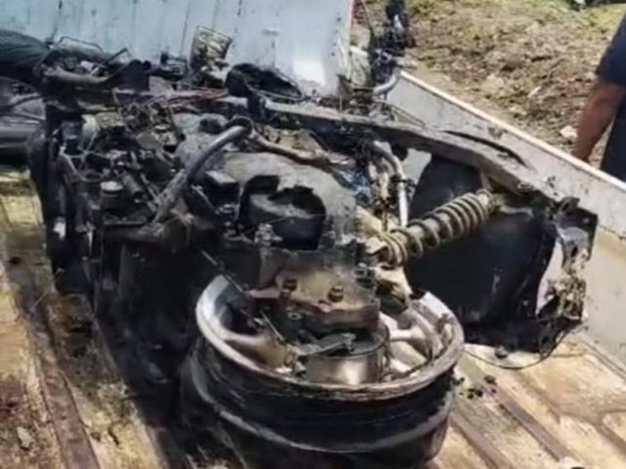 Motor maling di Pasuruan ludes dibakar massa