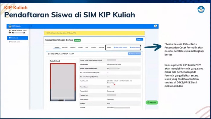 Panduan KIP Kuliah 2025