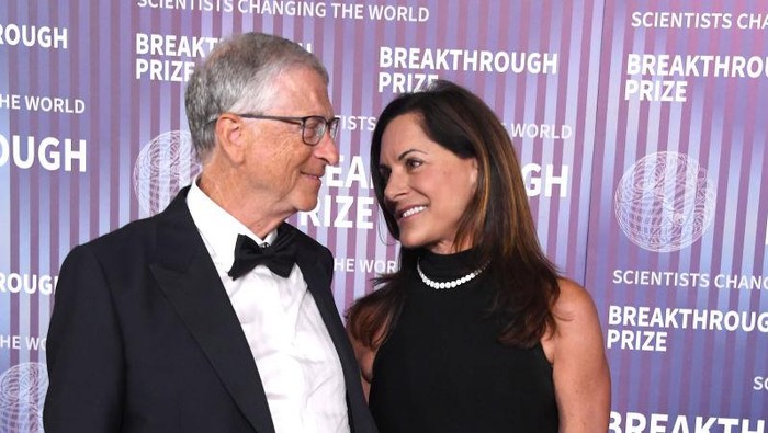 LOS ANGELES, CALIFORNIA - APRIL 13: Paula Hurd, Bill Gates arrives at the 10th Annual Breakthrough Prize Ceremony at Academy Museum of Motion Pictures on April 13, 2024 in Los Angeles, California. (Photo by Steve Granitz/FilmMagic)