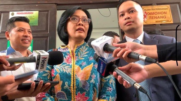 Pengacara AKBP Bintoro, Ani, di PN Jakarta Selatan (Mulia/detikcom)