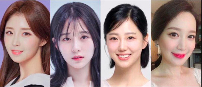 Penyiar Berita MBC dari kanan ke kiri: Choi A Ri, Park Ha Myeong, Kim Ga Young, dan Lee Hyun Seung  t)