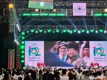 Video Prabowo-Gibran Ikut Nyanyi Ya Lal Wathon di Harlah ke-102 NU