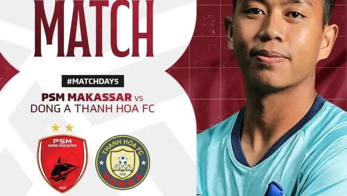 PSM Makassar Vs Dong A Thanh Hoa FC dalam laga ASEAN Club Championship 2024/2025.