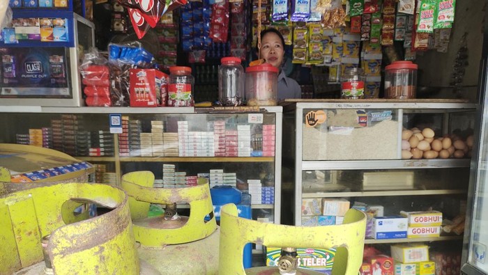 Salah satu pengecer LPG 3 Kg di Lebak (Fathul/detikcom)