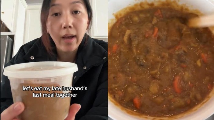Sedih! Wanita Ini Makan Kari Buatan Suaminya yang Meninggal Dua Tahun Lalu