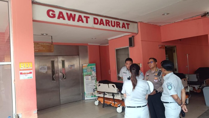 Situasi di RSUD Ciawi yang menjadi lokasi perawatan korban kecelakaan beruntun (Rizky/detikcom)