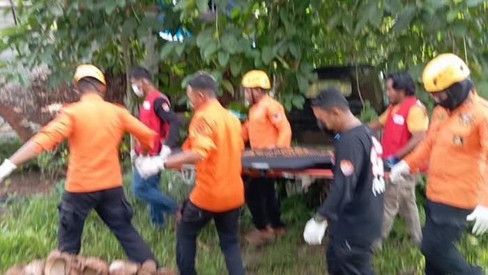 Tim SAR evakuasi balita yang hilang dalam hutan Banggai Laut.