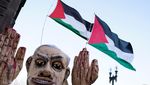 Umat Yahudi Pendukung Plestina Demo Netanyahu-Trump