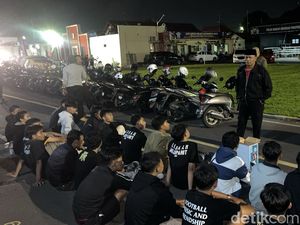 Konvoi Kemenangan PSMP Berujung 45 Suporter Ditangkap Polisi di Mojokerto
