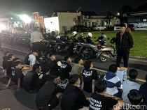 Konvoi Kemenangan PSMP Berujung 45 Suporter Ditangkap Polisi di Mojokerto
