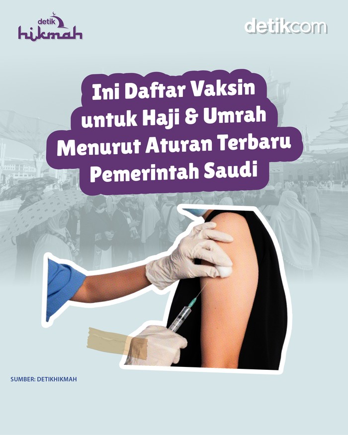 Daftar Vaksin Haji dan Umrah tahun 2025
