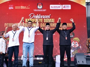 Unggah Foto Gandeng Tangan Bobby, Edy Doakan Sukses Pimpin Sumut ke Depan
