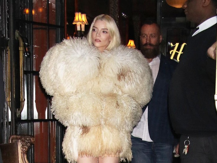 NEW YORK, NY - FEBRUARY 04: Anya Taylor-Joy is seen on February 04, 2025 in New York City.  (Photo by MediaPunch/Bauer-Griffin/GC Images)