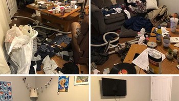 Mengalami depresi sekitar enam tahun, akhirnya mampu bangkit dan membersihkan ruang tamunya. Hebat! Foto: rzolab via Bored Panda