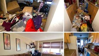 Coba bayangin kondisi rumah berantakan banget kayak gini, pasti butuh berhari-hari buat bebersihnya. Hasilnya bikin puas banget jadi bersih lagi. Foto: cleanwithbarbie via Bored Panda