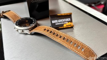 MARQ Adventurer Damascus Steel Edition juga menyediakan aneka fitur kesehatan dan olahraga seperti pemantau detak jantung, kualitas tidur, dan aktivitas harian. Ada juga Training Insights untuk memberi skor kesiapan sebelum olahraga berdasarkan kualitas tidur, pemulihan, dan metrik lainnya. Foto: detikINET/Josina