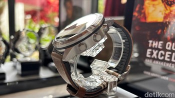 Garmin dikenal sebagai produsen smartwatch yang unggu, kita di sini hadir dengan  material yang unggul juga. Jadi ini merupakan satu kesatuan yang unik sekali, lanjutnya. Foto: detikINET/Josina