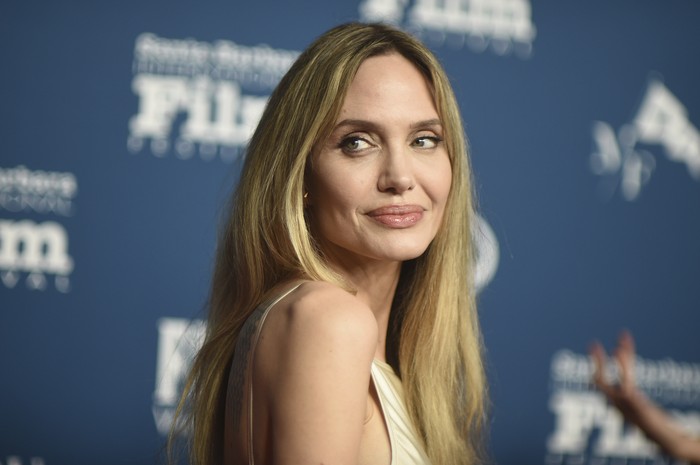 Angelina Jolie attends the Maltin Modern Master Award ceremony as part of Santa Barbara International Film Festival on Wednesday, Feb. 5, 2025, in Santa Barbara, Calif. (Photo by Richard Shotwell/Invision/AP)