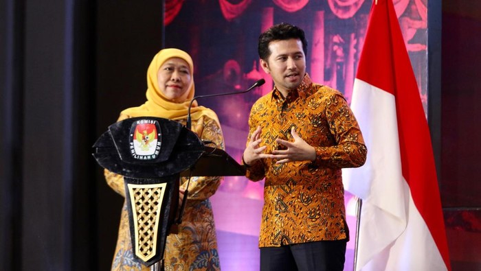 Khofifah-Emil, Gubernur dan Wakil Gubernur Jatim terpilih hasil Pilkada serentak 2024.