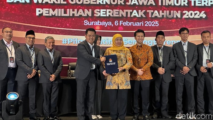 Khofifah-Emil sah jadi pemenang Pilgub Jatim 2024