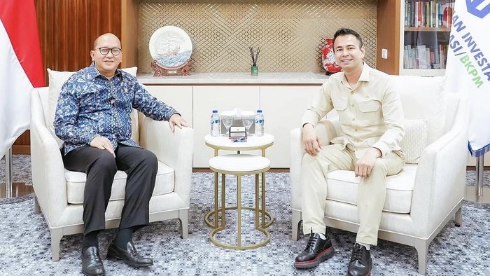 Raffi Ahmad Sambangi Kantor Rosan.