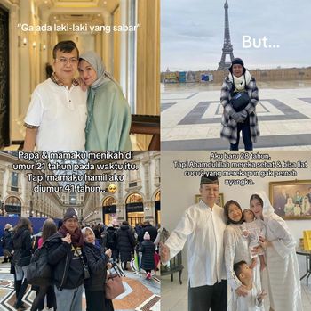 Seorang anak membagikan kisah cinta orang tuanya yang menantikan selama 20 tahun untuk memiliki anak.