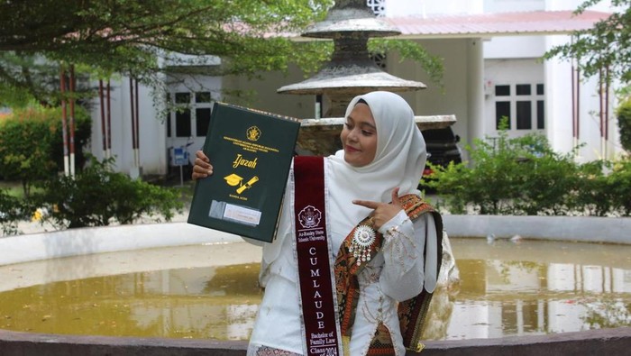 Siti Dian Natasya Solin, mahasiswi Program Studi Hukum Keluarga Fakultas Syariah dan Hukum UIN Ar-Raniry Banda Aceh. (Dok. UIN Ar-Raniry Aceh)