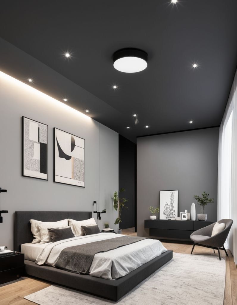 Ilustrasi warna kamar.