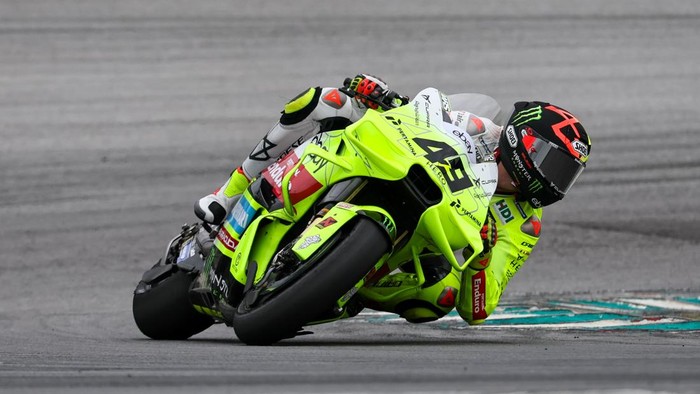 SEPANG, SGR - FEBRUARY 05:  Fabio Di Giannantonio of Pertamina Enduro VR46 Racing Team during day one of MotoGP Sepang Official Test held at Petronas Sepang International Circuit in Sepang, Malaysia on February 5, 2025. (Photo by Hazrin Yeob Men Shah/Icon Sportswire via Getty Images)