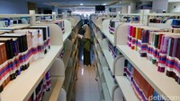 Suasana Perpustakaan Nasional (Perpusnas) pada Jumat (7/2/2025).