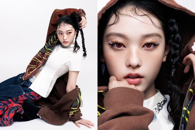 “Kami telah melalui banyak hal dan menjadi lebih dewasa. Aku pikir itu akan tercermin dalam gaya baru kami,” ungkap Hyein, personel termuda grup KPop NJZ. Foto: dok. Instagram @njz_official