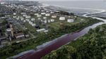 Geger Sungai di Argentina Berubah Merah