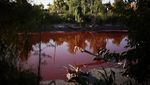Geger Sungai di Argentina Berubah Merah