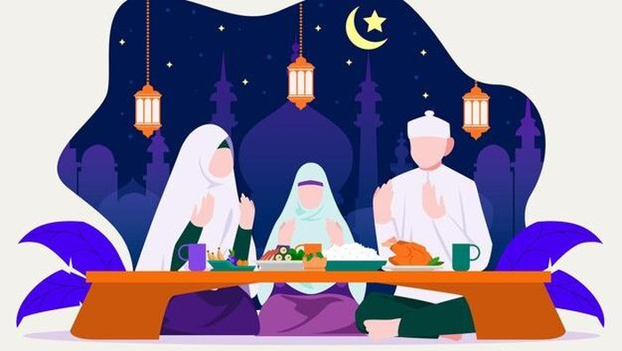 Ilustrasi doa puasa Syaban.
