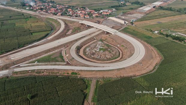 Jalan Tol Probolinggo – Banyuwangi Paket II Kraksaan hingga Paiton sepanjang 11,20 km. (Dok. Hutama Karya)