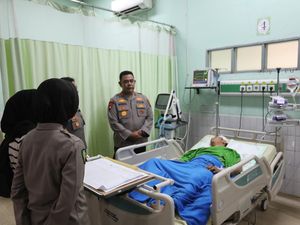 Kondisi Polisi Ditembak Warga saat Tangkap Bandar Narkoba di Deli Serdang