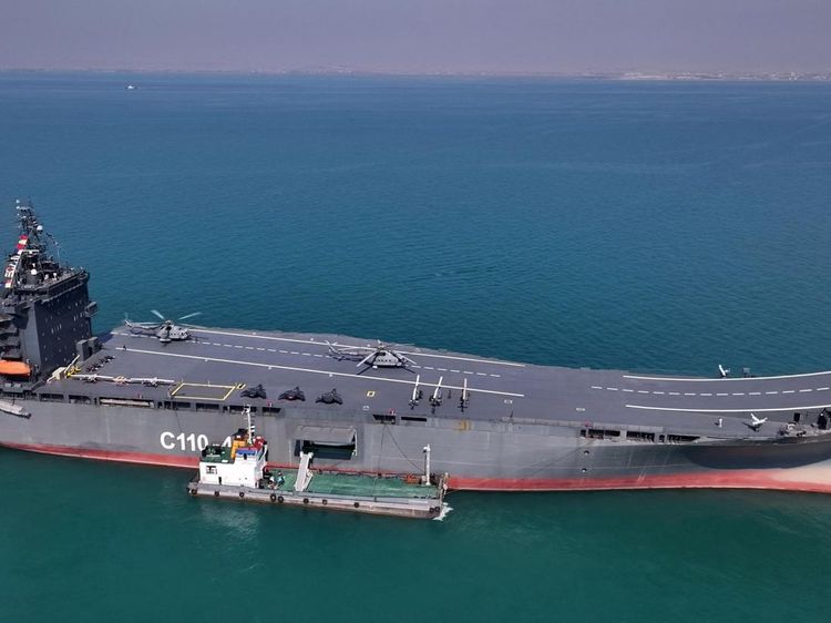 Penampakan Kapal Induk Pengangkut Drone Pertama Milik Iran