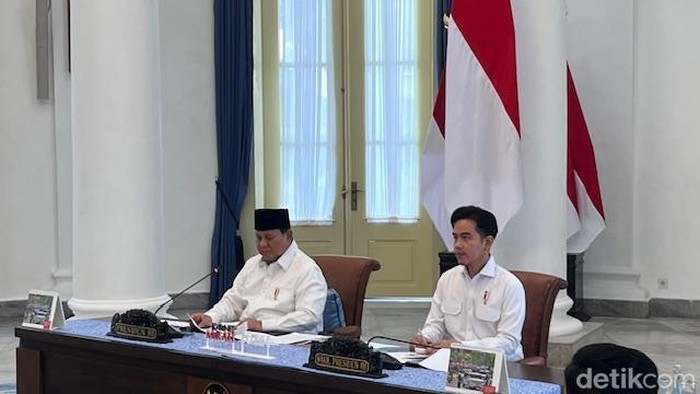 Presiden Prabowo Subianto memimpin sidang perdana Dewan Pertahanan Nasional (DPN). (Eva/detikcom)