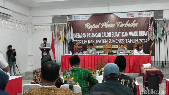 Proses penetapan Fauzi-Imam oleh KPU Sumenep