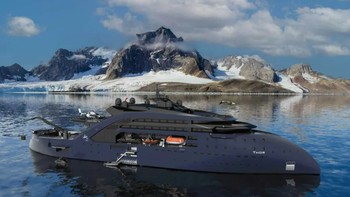 Thor akan menjadi kapal pesiar super bertenaga nuklir. Kapal ini dibuat oleh Ulstein Group asal Norwegia. Foto: Ulstein