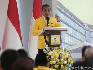 Video Guyon Bahlil Saat Mik Bermasalah di Rakernas Golkar: Belum Dapat Gas