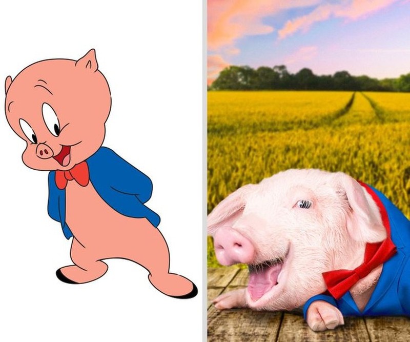 Begini Jadinya Animasi Sonic, Garfield Hingga Squidward di Dunia Nyata